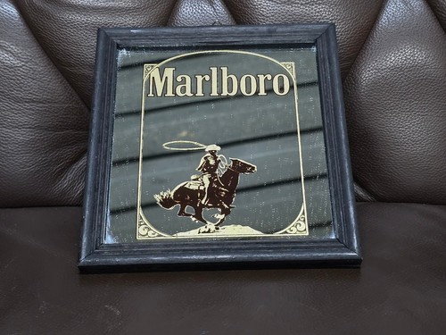 Vintage marlboro werbespiegel - vintage,