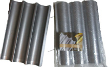 GOURMEO 2er Set Baguette-Backblech (38 x 24,5 cm) für 3 Baguettes mit Antihaftbe