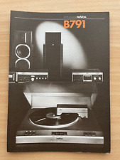 Original REVOX B791 User