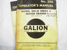 GALION 104-H 104H   SERIES A