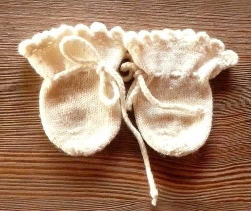 Babyhandschuhe aus wolle - babyhandschuhe,