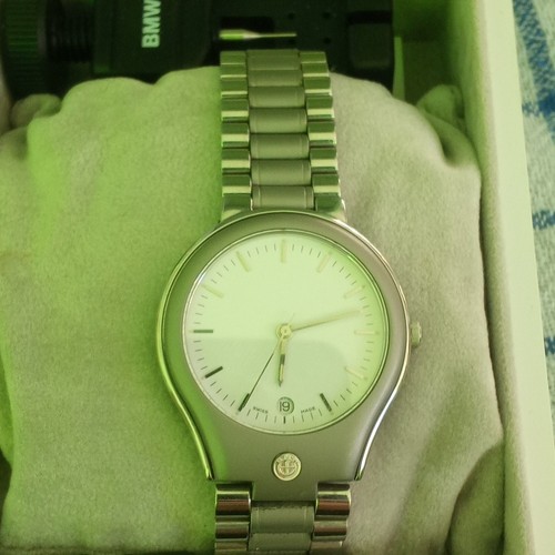 Bmw style watch steel - m,