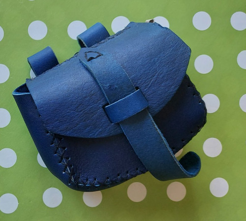 Gürteltasche leder blau - gürteltasche,