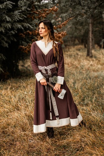 Wikinger kleid jorunn - wikinger,