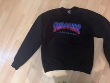 Trasher Skateboard Magazine 13 Wolves Hoodie M Vintage Tie Dye x The Mountain