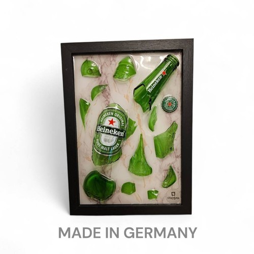 Heineken beer broken bottle - broken,