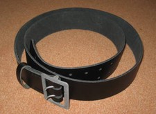 NEUER - POLIZEI - Zweidorn - Ledergürtel / Länge : 100 cm