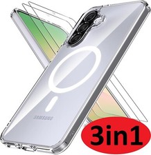 Samsung A56 A36 A26 A16  Magsafe Handyhülle +2X 9H Panzer Schutzglas