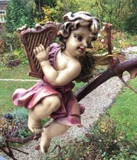 Fliegender engel mit harfe - engel,