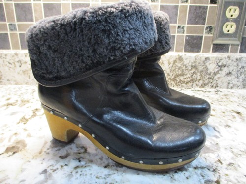 Ugg fold over - fold, shearling