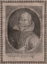 1650 Henri du Val comte Dampierre Portrait Kupferstich gravure engraving