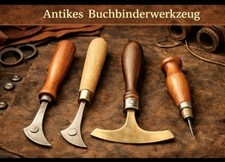 Antike Buchbinder Werkzeuge