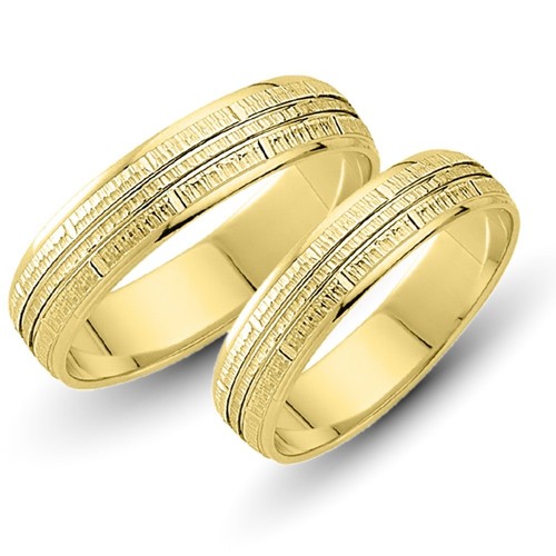 Paar trauringe 333 gold - 1,