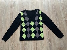 Schöner MORE CONCEPTION Damen Pullover - Karo Muster- Gr. 38 (M) - TOP - wie NEU