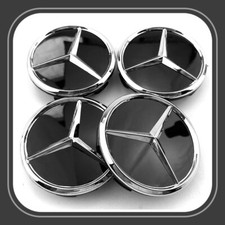 4x 60mm Nabendeckel Felgendeckel Deckel Radnabenkappen Für Mercedes Benz