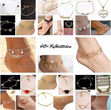 Fußkette Fußkettchen Fusskette | 80+ VARIANTEN | Armband Kette Schmuck Mode NEU