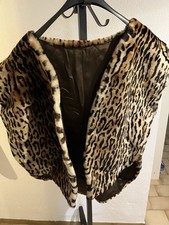 Pelzmantel Kunstpelz Tigermuster Größe L