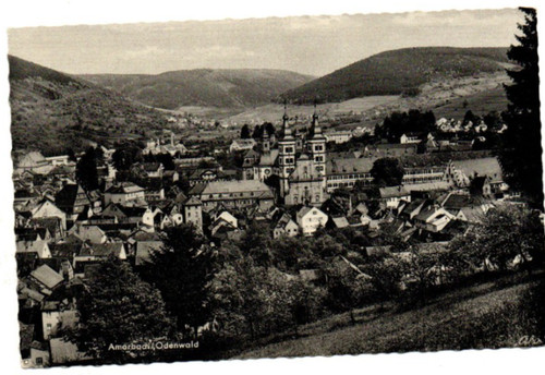 Ansichtskarte amorbach - ansichtskarte,