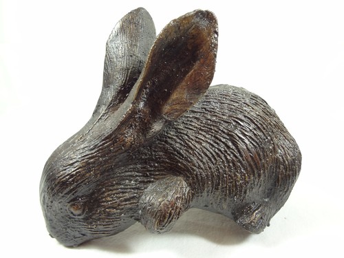 Hase braun bronze - , figur 