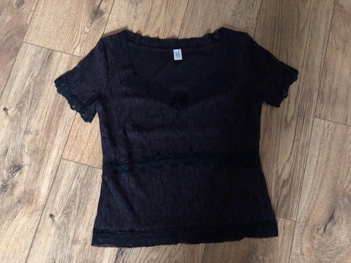 Damen spitzen shirt 38 - spitzen, t-shirt