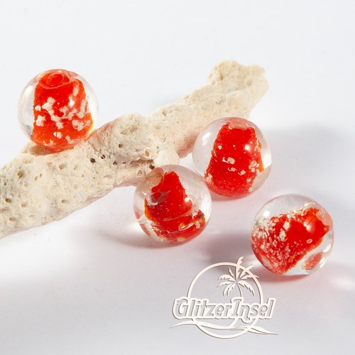 Perlen murano lampwork glas - 4x,