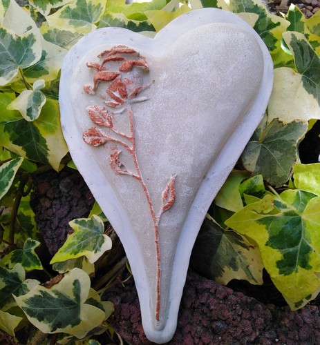 Grabherz herz rose - grabherz, m.
