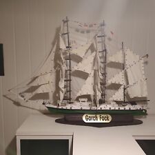 Gorch Fock Schiffsmodell Schiff Holz groß Model selten alt Rarität 