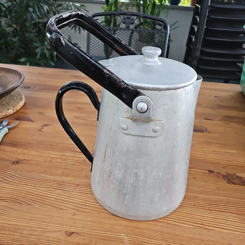 Alte kaffeekanne aluminium - 5,