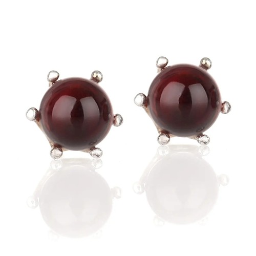 Red ball studs irische - red,