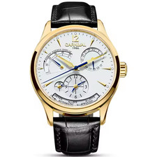 CARNIVAL Herren Uhren  Dual Time  Kalender Mechanische  Automatische Saphir Gold