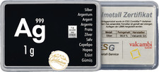 Silberbarren In Kapsel von