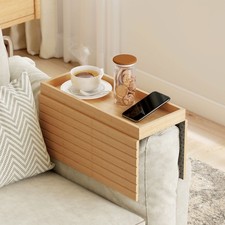 Sofatablett Armlehne Bambus