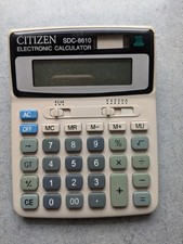 Citizen SDC-8610 LCD Tisch-Taschenrechner gebr. funktionsfähig