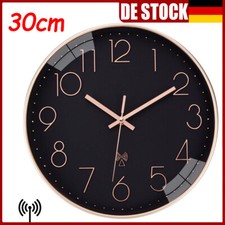 Funkuhr 30cm Wanduhr Ohne