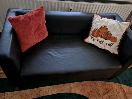 Sitzer sofa kunstleder braun - 2-sitzer,