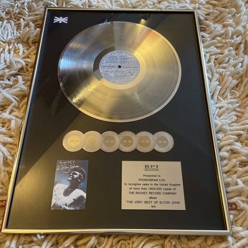 Bpi platinum disc music - disc,