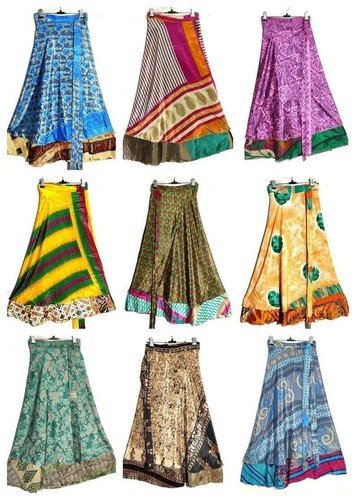 Indische vintage seidenröcke - indische,