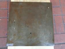 1 x Anreißplatte in 490x490; Plattendicke min 16mm; mit 7 Bohrlöchern