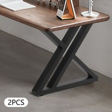 Tischkufen Tischbeine Tischgestell Couchtisch Möbelfüße X-Form Loft Style 45 cm