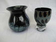 2   GLASVASEN  MANUFAKTUR  EISCH