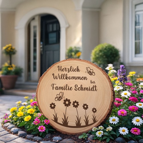 Baumscheibe willkommen - baumscheibe, cm