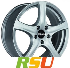 Ronal R42 kristallsilber 7x17" ET45 LK5 115 ML 70.27 Alufelgen 17 Zoll