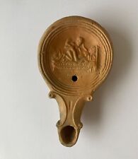 Antike römische Ton Öllampe