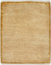 Gabbeh Teppich Orient Perser Rug Zollanvari Gelbgold Schurwolle Design Ghashgai