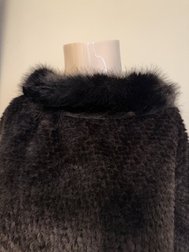 Cape poncho kunstfell 38 - gr, 36