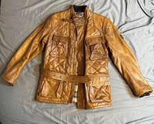 Belstaff Panther 1966 Lederjacke – Original Vintage Style, Braun, EU 46