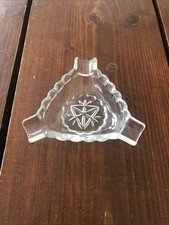Aschenbecher Vintage 50er Bis 70er Jahre Triangel Glas Ascher Retro