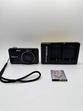 Sony Cyber-shot DSC-WX80 Vintage Schwarz Kompakte Digitalkamera 16.2 MP Geprüft