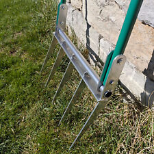 SattesGrün ® Profi Grabegabel Broadfork Spatengabel Forke Gartengabel umgraben