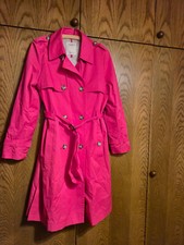 Esprit Damen Sommer Mantel Trenchcoat rosa S 36 38